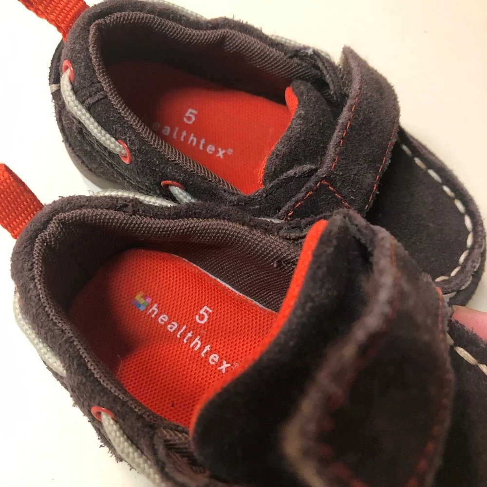 Healthtex Brown Suede Baby shoes size 5